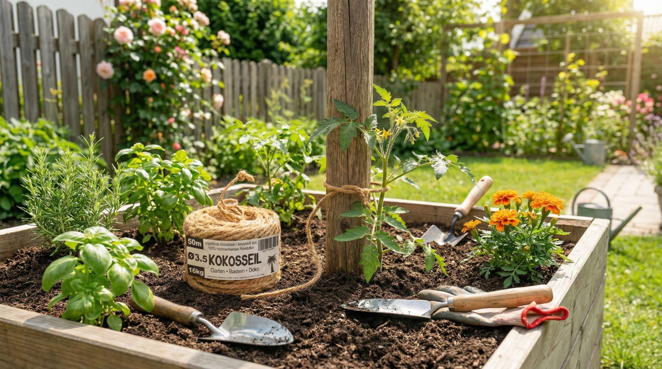 Premium Kokosseil Hintergrund